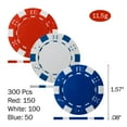 thumbnail image 5 of Poker Set with Cards, Buttons, Carrying Case, and 300 Poker Chips for Texas Hold'em and Blackjack, 5 of 6