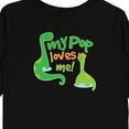 thumbnail image 4 of Inktastic My Pop Loves Me Dinosaur Boys Long Sleeve Toddler T-Shirt, 4 of 5