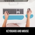 thumbnail image 4 of Ergonomic Gel Memory Foam Keyboard Wrist Rest & Mousepad Rests for Computer, Typing, Laptop, Mouse Desk Pads Support Hand and Arm, 2 Piece Pad for Office and Travel, 4 of 6