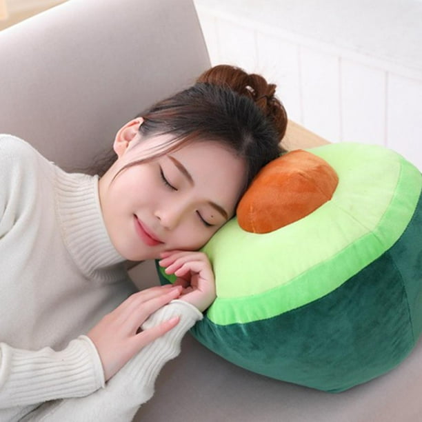 Almohada de Peluche Esponjosa Cojin Forma de Aguacate de Sofa de Cumpleanos Navidad para Ninas Mujeres Yuyangstore Almohada de aguacate Walmart en linea