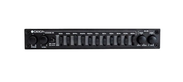 Orion XEQ-X3B 11-Band Parametric Equalizer w/ Crossover and Level