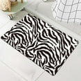 thumbnail image 6 of Diatomaceous Earth Bath Mat,Black and White Zebra Print Non-Slip Volume Super Absorbent Fast Drying for Bathroom Kitchen Door mat,Eco-Friendly Easy to Clean 16×24Inch (40 * 60cm), 6 of 6