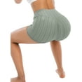 thumbnail image 5 of FANNYC Women's Yoga Shorts High Waist Abdomen Control Hip-Up Sports Shorts Sexy Fashion Hot Pants Workout Gym Biker Shorts Fitness Yoga Pants, 5 of 7