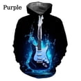 thumbnail image 4 of Sudadera con capucha con estampado 3D de guitarra para hombre, sudadera con personalidad a la moda para hombre, sudadera con capucha de talla grande, sudaderas gráficas, 4 of 5