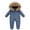 Blue, variant on Krdevn Kid's Winter Overalls Ski Suits Boy's and Girl's Windproof Snowboard Jumpsuits Snowsuit Jackets Coats,Kids Clothing,4-5 Years