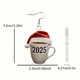 thumbnail image 3 of Colgante Decorativo Navideño de Plástico Beige | Decoración Navideña | Pendientes Pequeños | Paquete de 2, 3 of 6