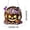 A, variant on Halloween Diamond Art Hanging Pendant Kits, Pumpkin Castle Diamond Art Kits for Adults, 5D Special Shape Diamonds Painting Ghost Gem Art for Home Garden Wall Decor 1pc