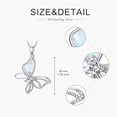 thumbnail image 5 of SISGEM Butterfly Necklace for Women, 925 Sterling Silver Diamond Butterfly Pendant Necklace, Jewelry Gifts for Mother Wife Lover Birthday Christmas Anniversary, with 18+2inch Chain, 5 of 6