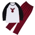 thumbnail image 1 of Conjuntos de pijamas familiares a juego Pijamas navideños para niños con camiseta de manga larga y pantalones Ropa de estar por casa, 1 of 7