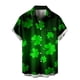 thumbnail image 3 of Camisa del Día de San Patricio para hombres, camisas hawaianas con botones y estampado completo en 3D, camisetas de playa informales de verano de manga corta, camisas y blusas, 3 of 5