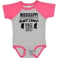 thumbnail image 3 of Inktastic Mississippi Awesome Since 1836 Boys or Girls Baby Bodysuit, 3 of 5