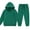 SBOYS-02-Green, variant on Boys Clothes Size 8 Teenage Boy Clothes Toddler Boys Clothes - Button Plaid Hoodie Jacket & Sweatpants Sets - 2 Pieces Boys Clothes Outfits