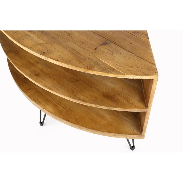 Laurine Solid Wood Corner TV Stand for TVs up to 43