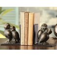 thumbnail image 2 of SPI Home Pair of Cast Aluminum and Iron Loving Owls Bookends, 2 of 2
