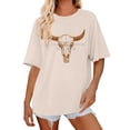thumbnail image 2 of Basic T Shirts for Women Everyday Casual Loose Fit Summer Short Sleeve, 2 of 6