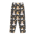 thumbnail image 5 of Goofa Cute Bee Gnome Printed Soft Pajama Pants for Women, Wide Leg Comfy Casual Lounge Yoga Pants-XX-Large, 5 of 9