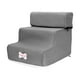 thumbnail image 2 of Escalera para perros antideslizante de 3 niveles para exteriores, lavable, para interior y exterior gris, 2 of 9