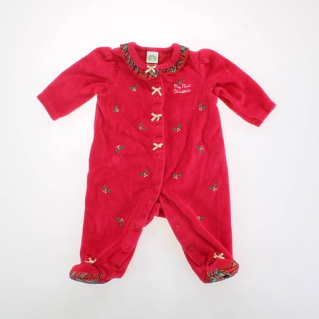 

Pre-owned Little Me Girls Red Christmas Accessory size: 3 Months