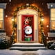 thumbnail image 5 of Navidad Puerta Adornos, Tapa Puerta Colgar, Decoración Fiesta, Terciopelo Doble Uso, Fácil Montaje, Para Salón, Christmas Door Cover Decoration Door Hanging Party Decoration Door Cover Tapestry,, 5 of 9