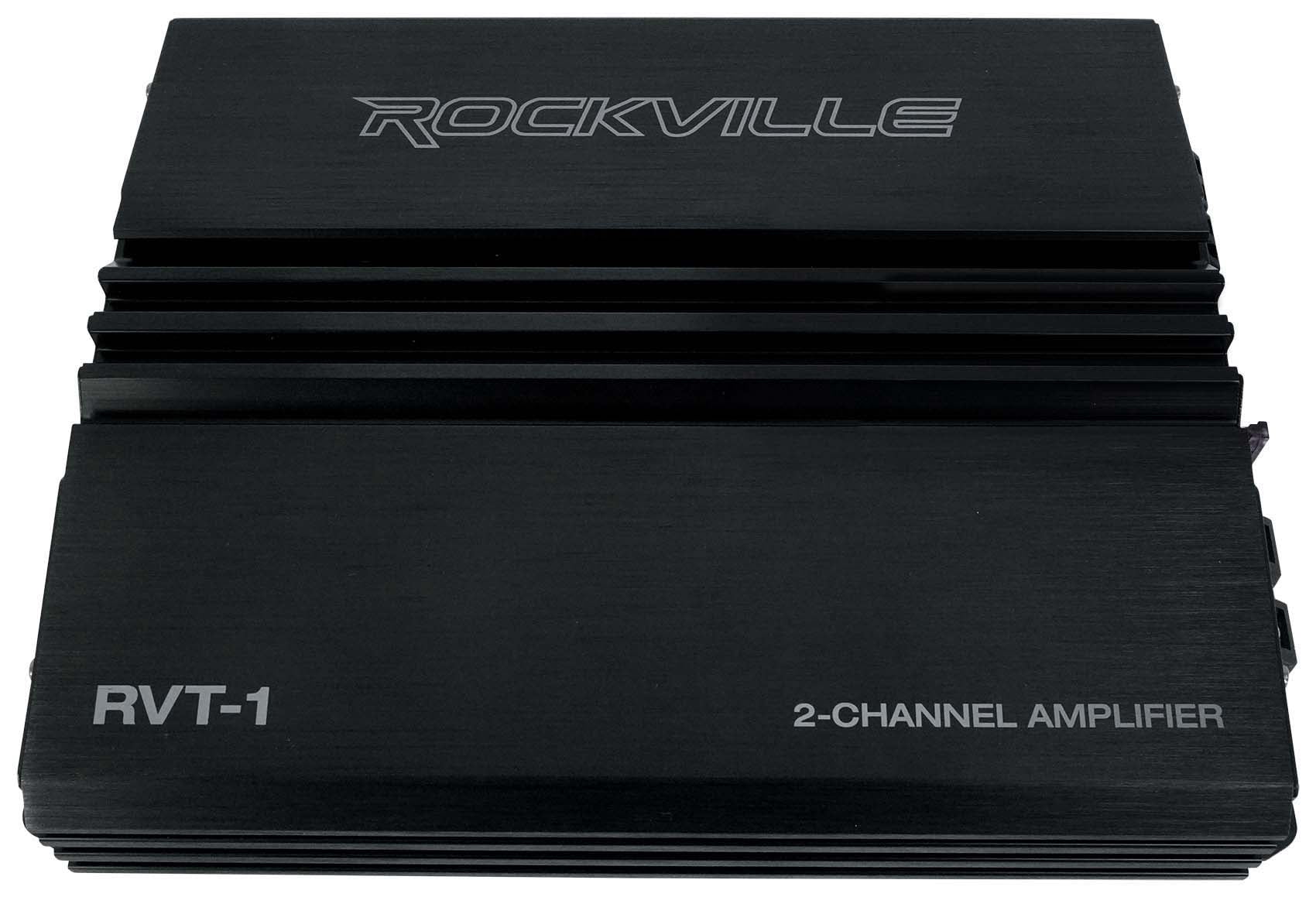 Rockville RVT-1 1000w Peak/250w RMS 2 Channel Car Amplifier Stereo Amp