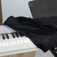 thumbnail image 2 of Funda para órgano electrónico con apertura antisalpicaduras, funda para piano eléctrico, funda para teclado, funda para instrumento musical con cordón ajustable, funda para instrumento musical con, 2 of 4