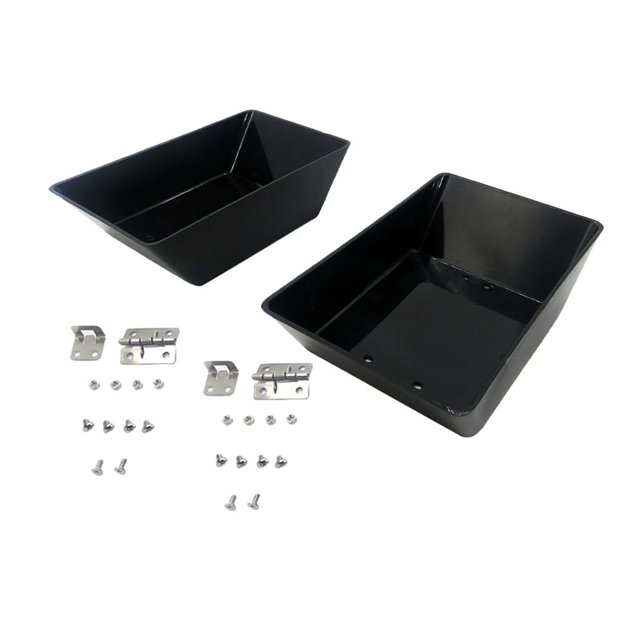 Accesorios de doble para 2011-5, cebo de pesca, barco, accesorio para el cuerpo Negro Zulema Juego de accesorios para silo doble RC