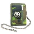 thumbnail image 1 of Portefeuille Camouflage de l'Armée pour Homme et Garçon avec Porte-Cartes et Chaîne de Sécurité, 1 of 10