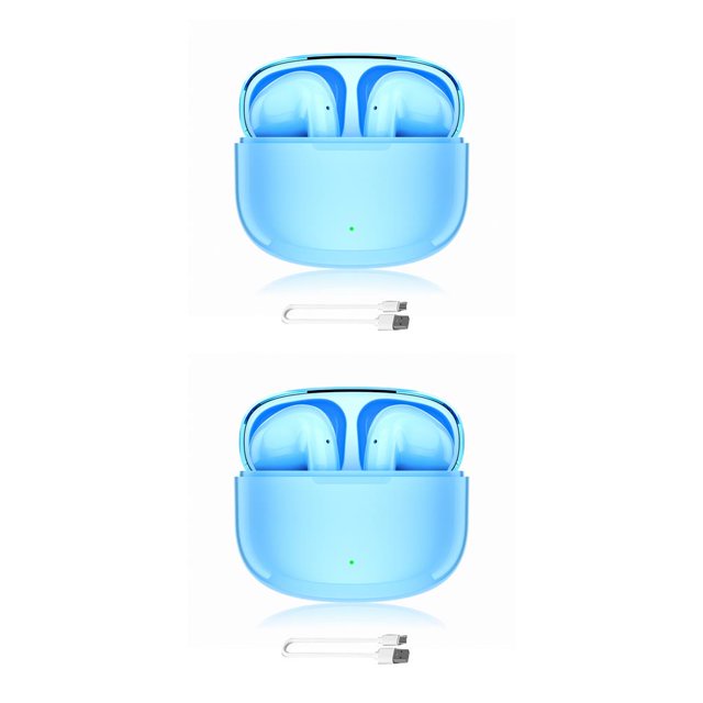 Auriculares Bearachild Bluetooth HiFi Azul 2Conjunto