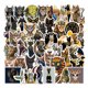thumbnail image 1 of Pegatinas de vinilo con diseño de gatos egipcios, resistentes al agua, 50 unidades, 1 of 3