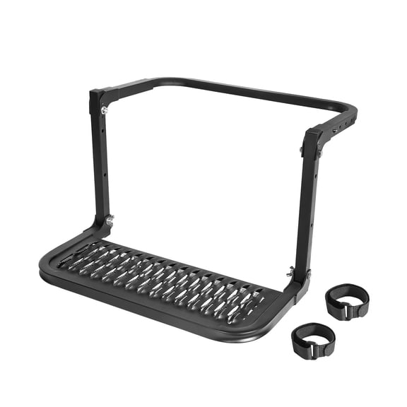 AA Products Folding Heavy Duty Tire Steps for Pickup Truck, SUV and RVs Adjustable Tire Mounted Auto Step Fits Any Tire from 9'' to 13'', Rated up to 300 lbs