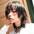 thumbnail image 3 of Perruque Courte Moelleuse Invisible Mode Type Mulet Extensions de Cheveux Accessoires de Cheveux Personnalisés pour Femmes Hommes, 3 of 5