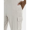 thumbnail image 4 of Avia Women’s and Women's Plus Corded Ribbed Seamed Wide-Leg Pants, Sizes XS-4X, 4 of 5