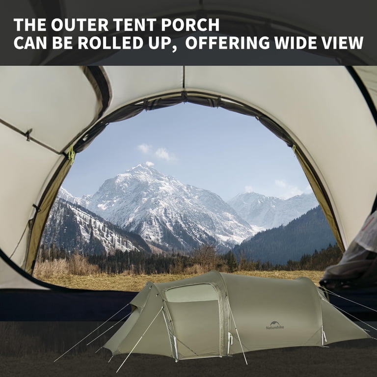 Naturehike Opalus 3-Person Tunnel Tent with Vestibule - Walmart.com