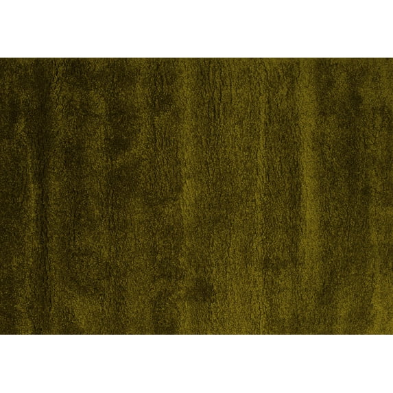 Ahgly Company Machine Washable Indoor Rectangle Abstract Yellow Contemporary Area Rugs, 4' x 6'