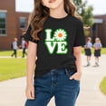 thumbnail image 5 of Xdegoge Kids Girls Daisy Love T-Shirt, Playful Flower-Inspired Graphic Tee for Toddlers and Teens, Lightweight Cotton for Comfort 3-10Y, 5 of 9