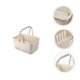 thumbnail image 5 of unbranded Cesta De Almacenamiento Beige Con Asa Para Y Hogar Material Plástico Duradero, 5 of 8