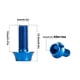 thumbnail image 4 of Riwesomey 2 piezas de soporte para botella de agua de bicicleta de montaña, tornillo decorativo de repuesto, tornillos hexagonales modificados Bombillas para automóviles Verde, 4 of 6