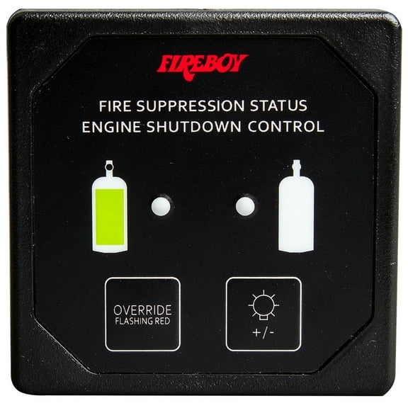 Fireboy-Xintex Deluxe Helm Display w/Membrane Switch, Remote Ho... [DU-SBH-20-R]