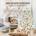 thumbnail image 3 of CNKOO Christmas Tree Tinsel Halloween Tree Decor with Lights Christmas Tree Battery Operated Pop Up Artificial Tree Indoor Outdoor Decorations, 3 of 7