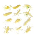 thumbnail image 1 of 12pcs Glow in the Dark Bugs Insects Plastic Luminous Kids Insect Figure Toy Party Favors Trick Toy, 1 of 9