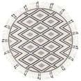 thumbnail image 4 of SAFAVIEH Sahara Wasif Geometric Diamonds Area Rug, Ivory/Grey, 5' x 8', 4 of 10