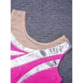 thumbnail image 6 of DPOIS Kid Girls One Piece Ballet Dance Gymnastic Leotard Shiny Unitards Bodysuit Hot Pink 6, 6 of 6