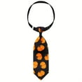 thumbnail image 5 of Adjustable Halloween Dog Collar with Pumpkin and Bat Print - Perfect for Spooky Costume Parties and Trick-or-Treating, 5 of 5
