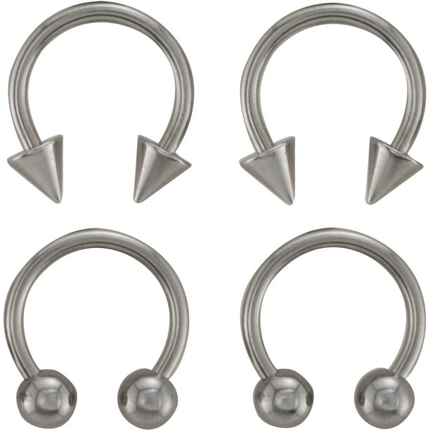 Body Jewelry Body Jewelry 14G Horseshoe Value Pack