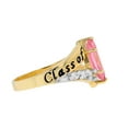 thumbnail image 2 of JackAni 14k Gold Simulated Tourmaline October Birthstone 2026 Class Graduation Ring - Size 8.50, 2 of 5