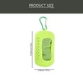 thumbnail image 4 of Shisuyan Cylindrical Sports Towel Light Green 1 Set Cooling Reusable, 4 of 8