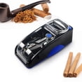 thumbnail image 1 of Máquina para liar cigarrillos eléctrica Máquina automática para hacer cigarrillos y tabaco Rodillo para hacer inyectores de tabaco portátil 0.31"/8 mm y la mayoría del papel de liar (Azul), 1 of 5