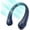 Blue, variant on Portable Neck Fan Rechargeable Bladeless Fan, Wearable Quiet Fan for Outdoor Indoor, 3 Speeds Adjustable, 4000 mAh Battery