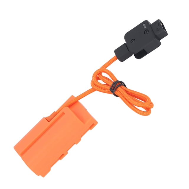 D Tap To NP F970 Dummy Battery, D Tap To NP F550 Dummy Battery Anti Reverse Indicator Light Safe ABS PVC for