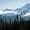 Mt. Rainier Summit, variant on Elephant Stock Mt. Rainier Summit Wall Art - Horizontal Canvas Wall Art - Living Room Wall Decor - Nature Canvas - Blue And Black Decor - 12" x 8"